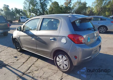 2015 Mitsubishi Mirage De/Rf из США, поврежденный, VIN ML32A3HJ8FH041901